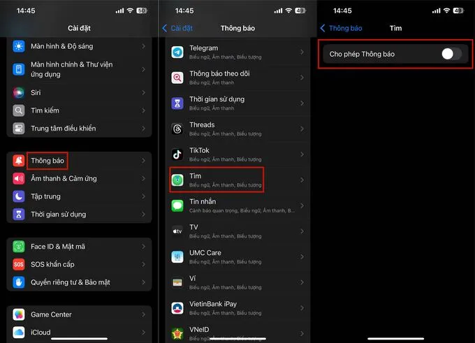 Hướng dẫn cách tắt cảnh báo tìm iPhone