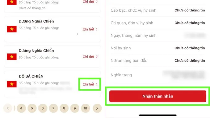 Cách tra cứu thông tin liệt sĩ trên VNeID