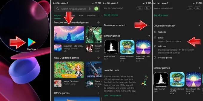 Cách liên hệ nhà phát triển khi Google Play từ chối hoàn tiền