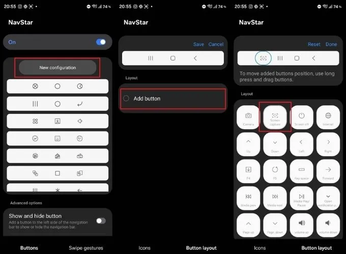 Chụp màn hình bằng Good Lock NavStar