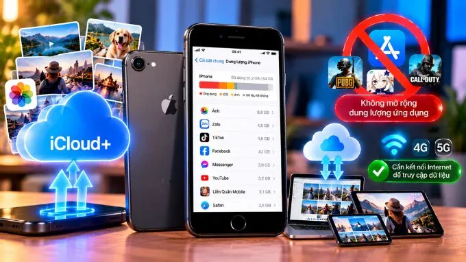 Có nên mua iCloud cho iPhone cũ dung lượng thấp?