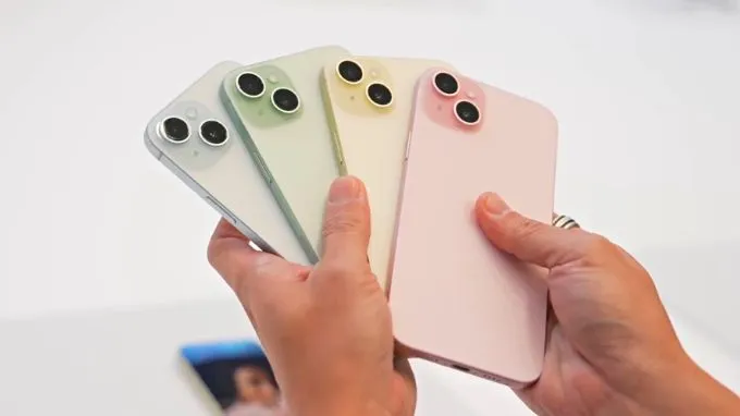 Bảng màu iPhone 15