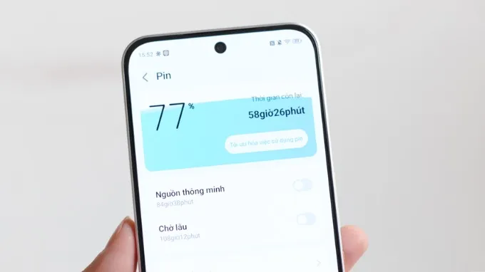 Nubia Neo 5 GT 5G được trang bị viên pin có dung lượng lên đến 6.210 mAh