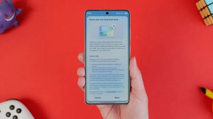 Now Brief trên One UI 9 cho phép bạn chủ động chọn lọc những nội dung tóm tắt