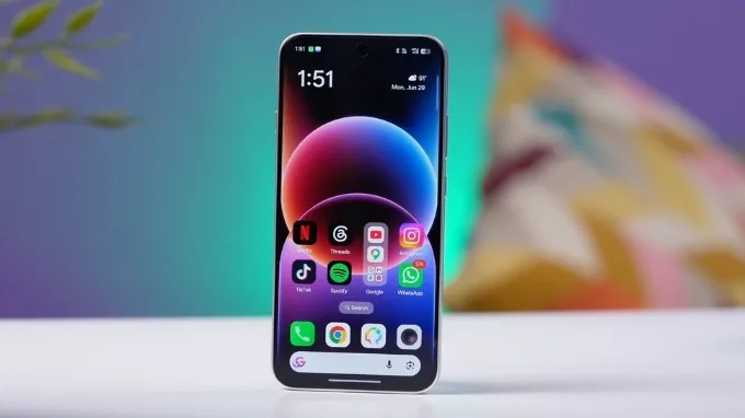 OPPO Reno16 F 5G được trang bị màn hình AMOLED kích thước 6.57 inch