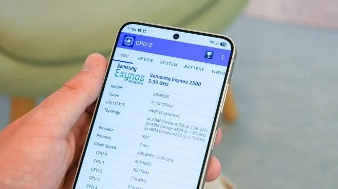 Cung cấp sức mạnh cho Galaxy S26 FE là vi xử lý Exynos 2500