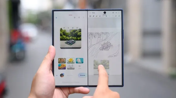  Galaxy AI được tối ưu riêng cho màn hình gập