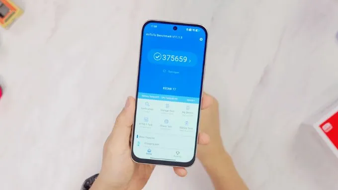 Cung cấp sức mạnh cho Xiaomi Redmi 17 4G là MediaTek Helio G91 Ultra
