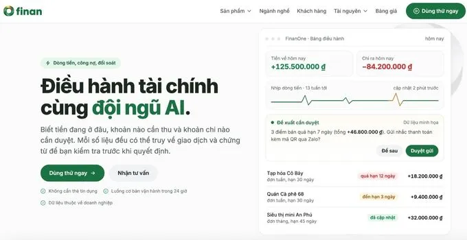 Chủ động hơn trong việc quản lý dòng tiền