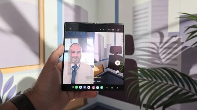 Tính năng Dual Recording trên Galaxy Z Fold8 Ultra