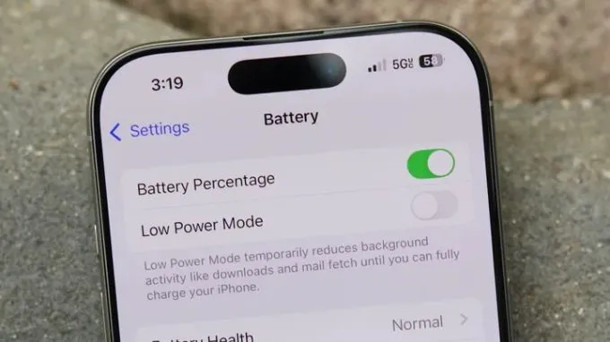 Dung lượng pin iPhone 16 Pro