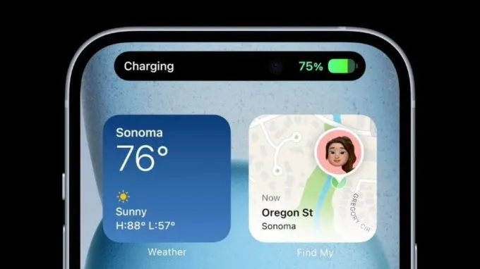 Màn hình iPhone 15 có Dynamic Island