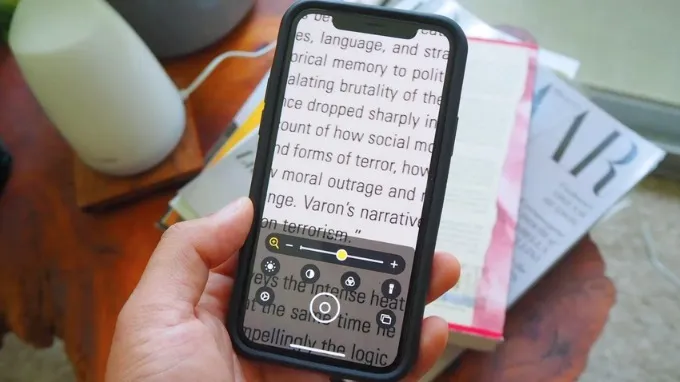Giới thiệu tính năng kính lúp trên iPhone