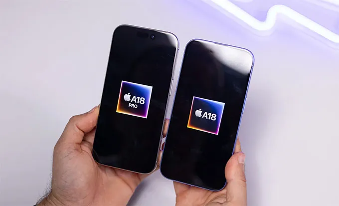 iPhone 16 sử dụng chip A18, iPhone 16 Pro có chip A18 Pro