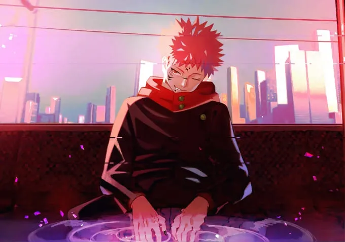 Hình nền iPhone Duo chủ đề anime