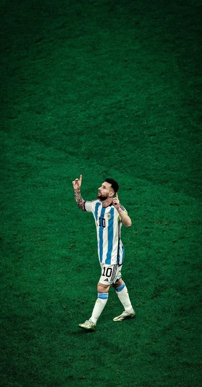 Hình nền Messi trong màu áo Đội tuyển Argentina
