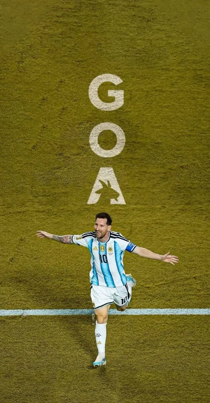 Hình nền Messi trong màu áo Đội tuyển Argentina