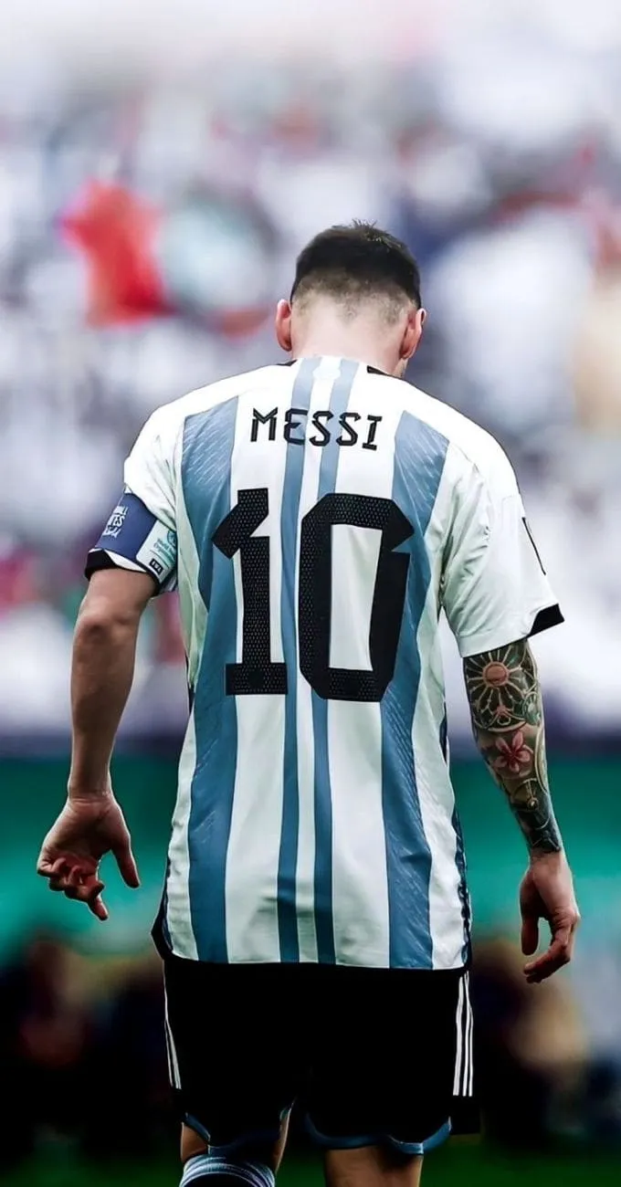 Hình nền Messi trong màu áo Đội tuyển Argentina