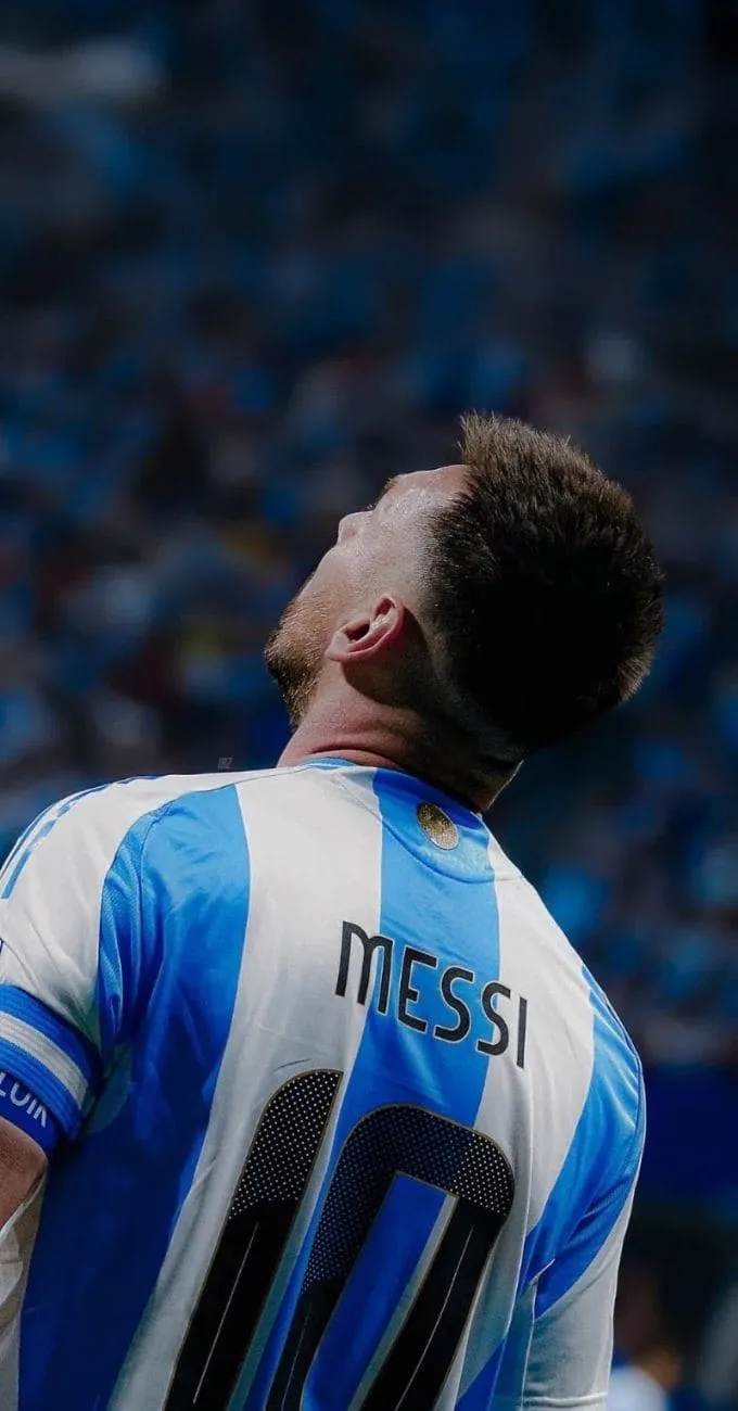 Hình nền Messi trong màu áo Đội tuyển Argentina