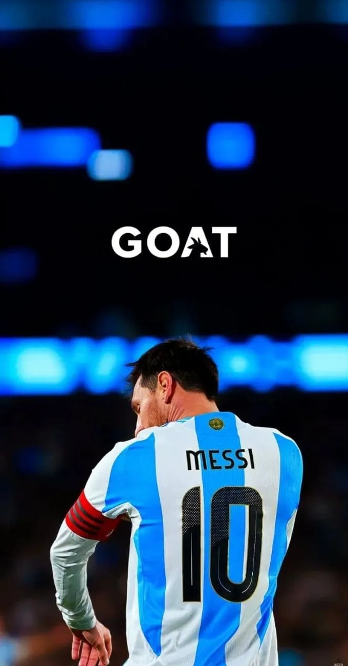 Hình nền Messi trong màu áo Đội tuyển Argentina