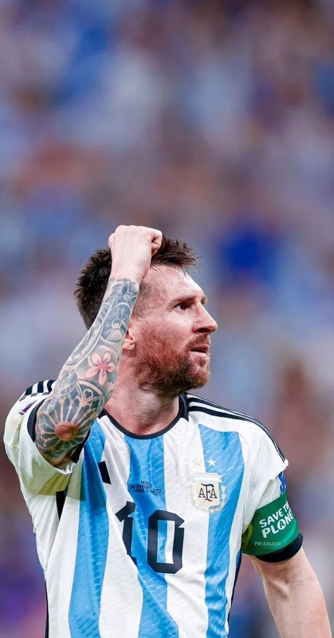 Hình nền Messi trong màu áo Đội tuyển Argentina