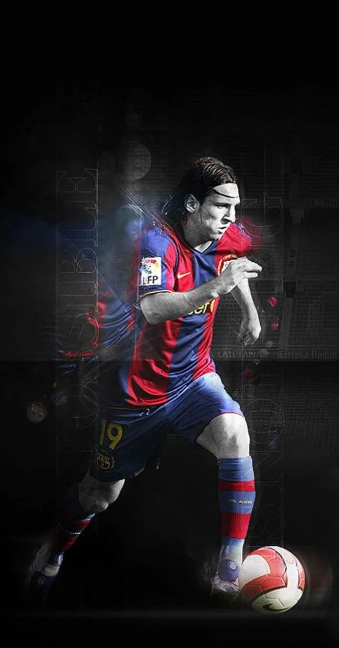 Hình nền Messi thời kỳ đỉnh cao tại Barcelona