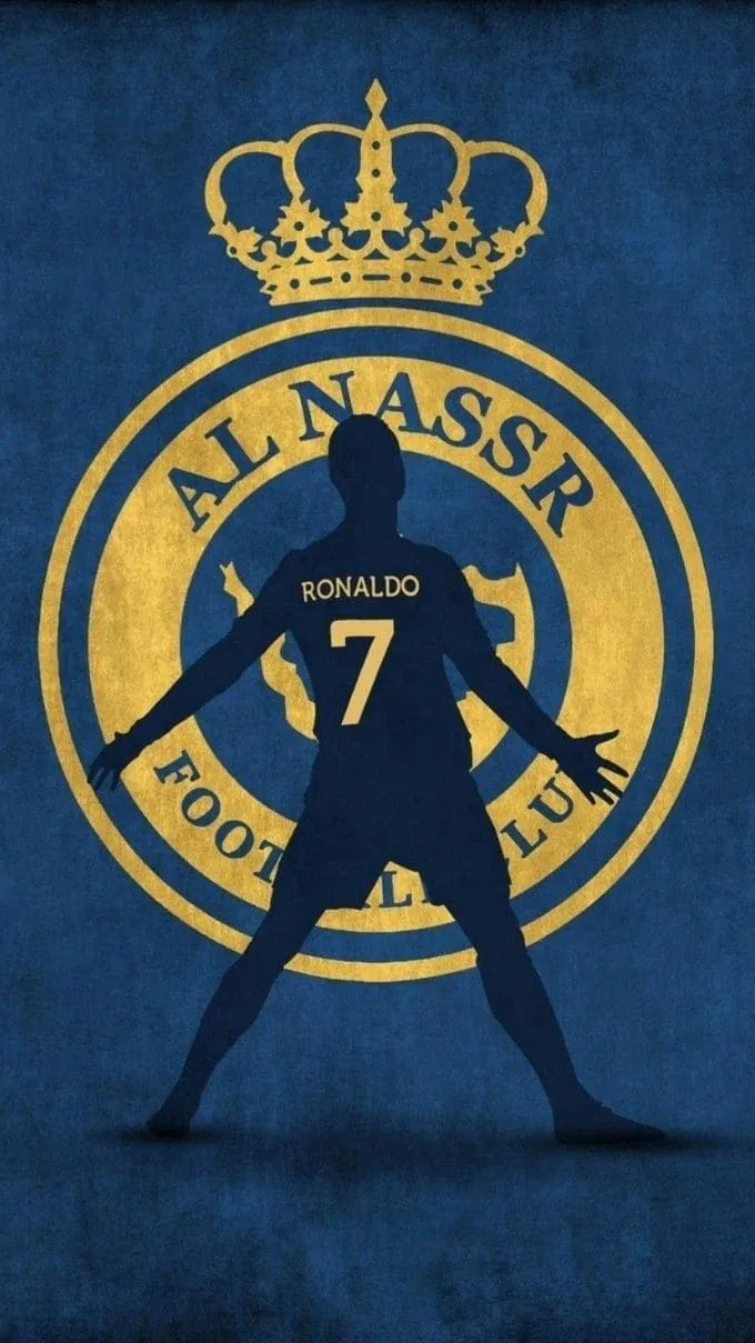 Hình nền Ronaldo trong màu áo đội tuyển quốc gia và Al Nassr