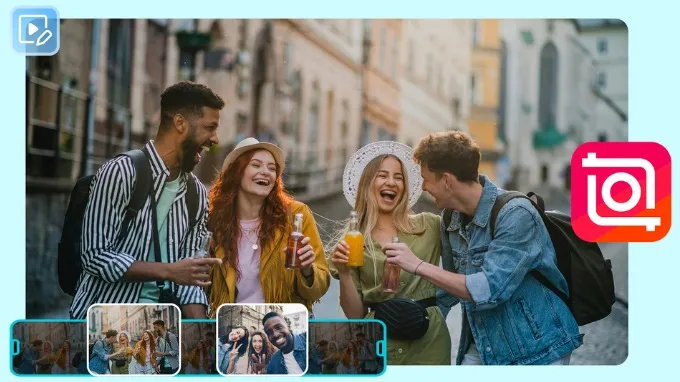 InShot là một ứng dụng lồng tiếng video nổi bật với thiết kế tối giản