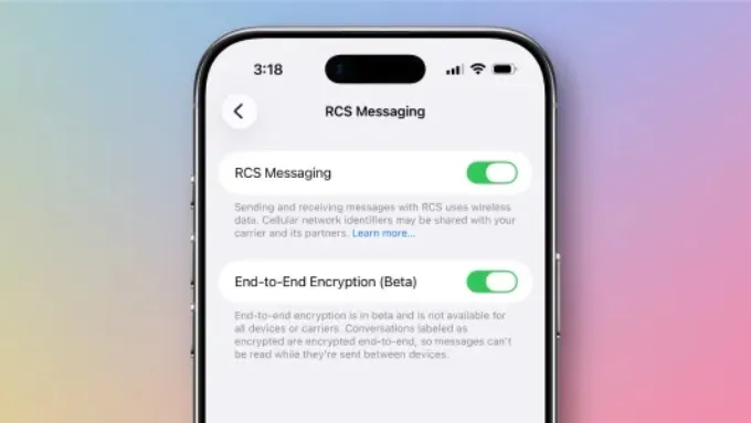 Mã hóa đầu cuối (E2EE) cho tin nhắn RCS (Beta)