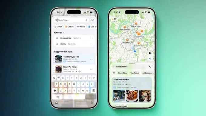 Các cải tiến mới trên ứng dụng Apple Maps