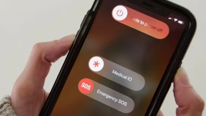Khắc phục lỗi Reset Counter iPhone bằng cách khởi động lại