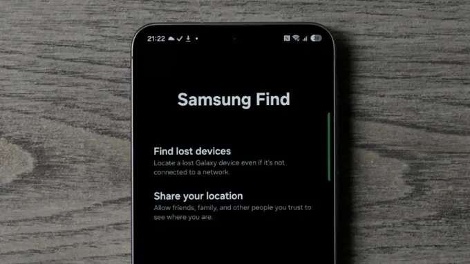 Kích hoạt Samsung Find trên Galaxy A57
