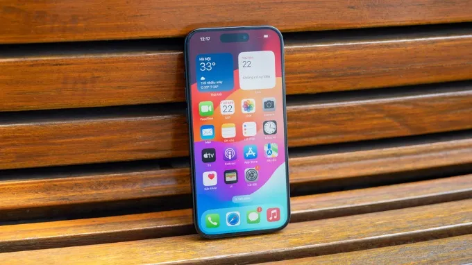 Màn hình iPhone 15 Pro có kích thước 6.1 inch