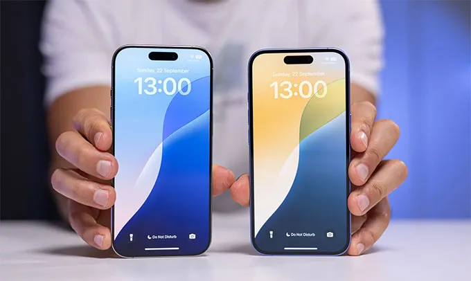 Trên iPhone 16 Pro được trang bị tần số quét thích ứng ProMotion (1-120Hz)