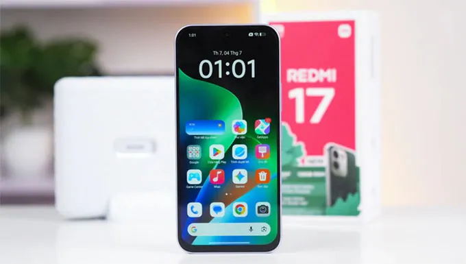 Redmi 17 4G sử dụng tấm nền IPS LCD 6,9 inch