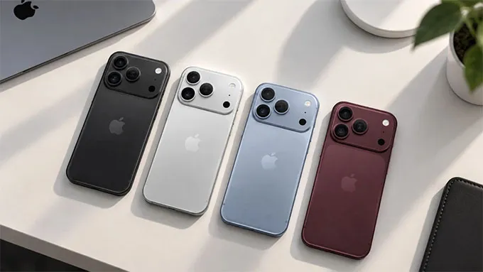 iPhone 18 Pro Max có 4 tùy chọn màu sắc