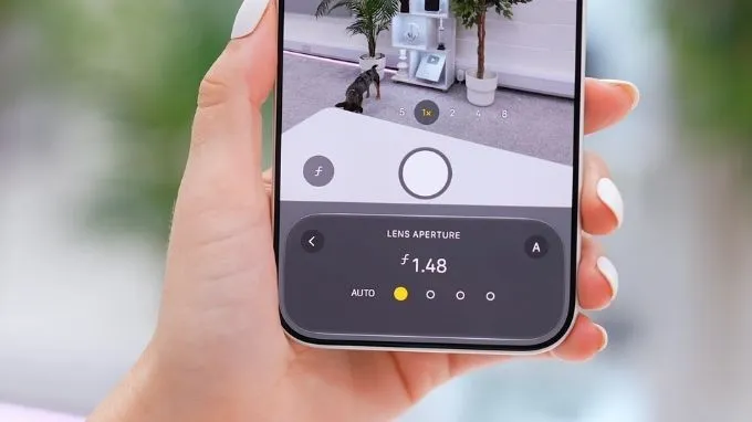 Điều chỉnh khẩu độ vật lý trên iPhone 18 Pro Series
