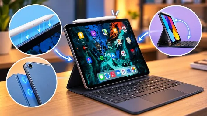 Nam châm trên iPad thực chất dùng để làm gì?