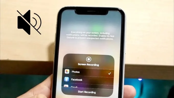 Nguyên nhân gây lỗi iPhone quay màn hình không có tiếng