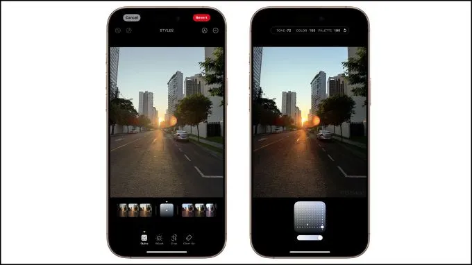 Photographic Styles thế hệ mới trên iPhone 16 Pro