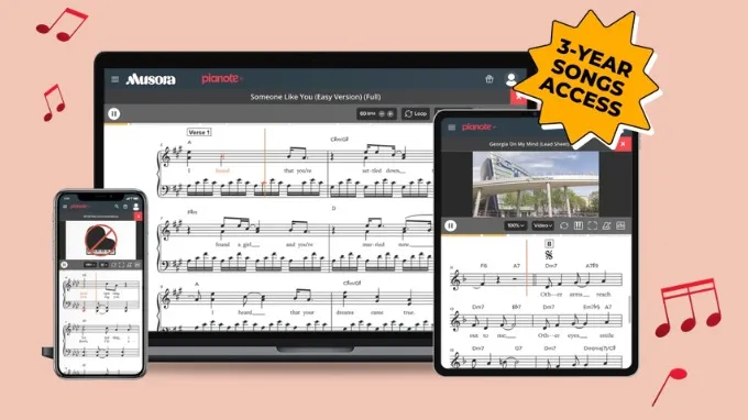 Điểm nổi bật của Pianote là hệ thống video chất lượng cao