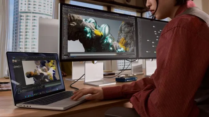 MacBook Pro 14 inch M6 có thời lượng pin lên đến 24 giờ