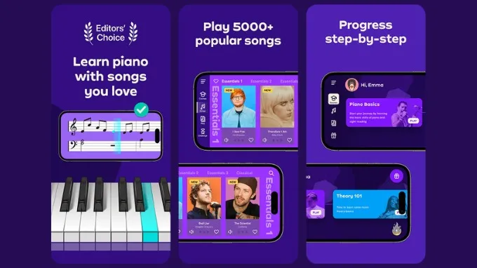 imply Piano là một trong những ứng dụng học đàn Piano nổi tiếng