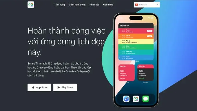 Smart Timetable không chỉ dừng lại ở một sổ tay ghi chép thời khóa biểu đơn thuần