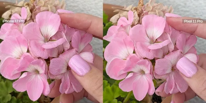 So sánh Pixel 11 Pro vs iPhone 17 Pro về camera tele