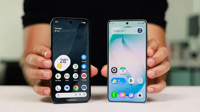 Màn hình là một trong những điểm tương đồng đáng chú ý khi so sánh Pixel 11 Pro và Galaxy S26