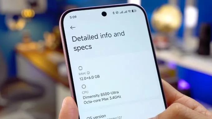 Xiaomi 17T lựa chọn vi xử lý MediaTek Dimensity 8500 Ultra