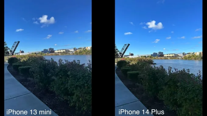 iPhone 13 Mini sở hữu camera chính 12MP khẩu độ f/1.6