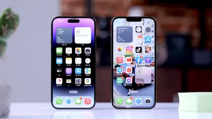 So sánh iPhone 14 Pro Max vs iPhone 13 Pro Max về màn hình