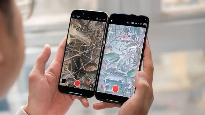 Khả năng quay video của 2 máy